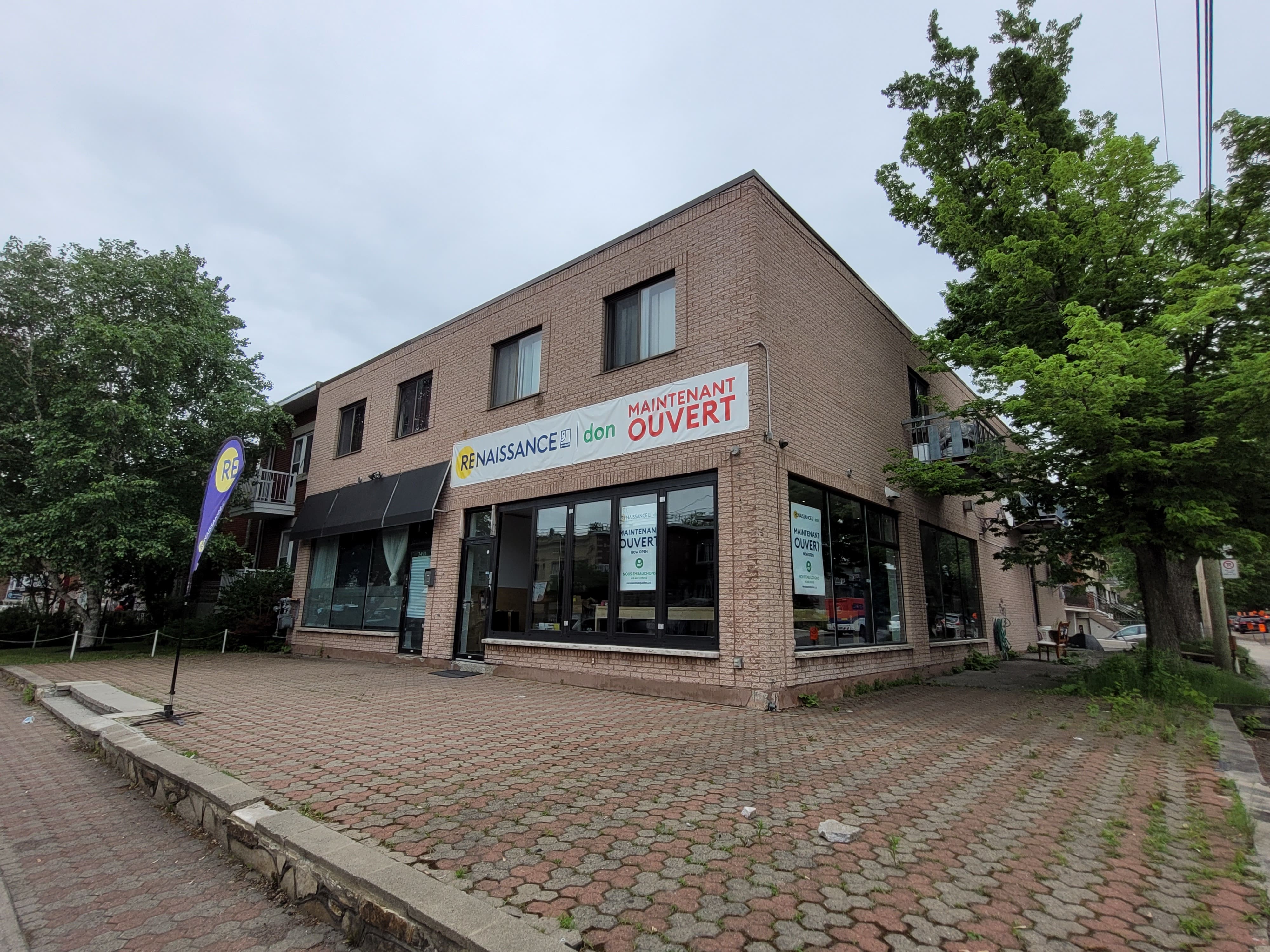 Le nouveau centre de dons au 2440, rue Fleury-Est