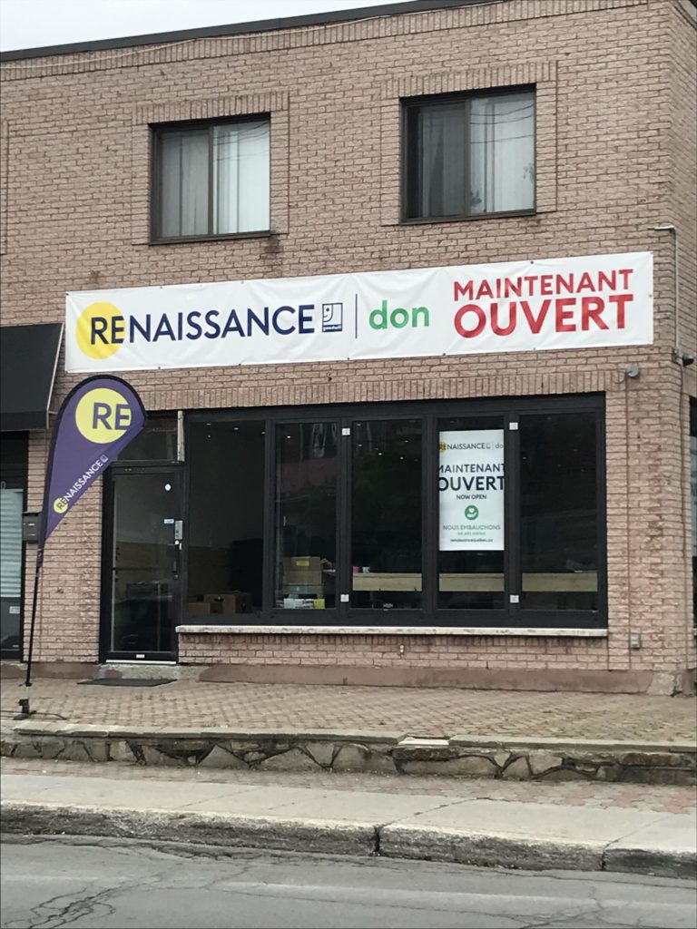 Déménagement de notre centre de dons sur Fleury Est (coin Bruchési)